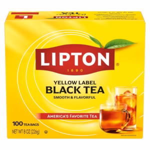Lipton Yellow Label 100 Tea Bags 226gm